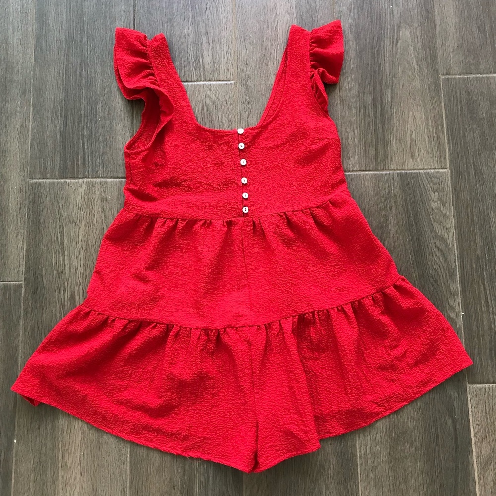 Red romper